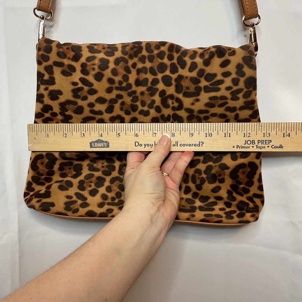 KAARI blue brown and leopard purse - Picture 7 of 10